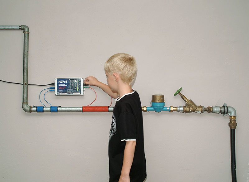 WEHA Installation an einer Hauswasserleitung